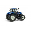 Réplica a escala 1:32 del tractor New Holland T7.270 Blue Power en metal y plástico para coleccionistas.