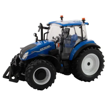 Réplica a escala 1:32 del tractor New Holland T5.120 de Britains en metal y plástico