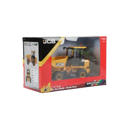Dumper JCB 6T de Britains a escala 1:32, miniatura detallada para coleccionistas y dioramas.