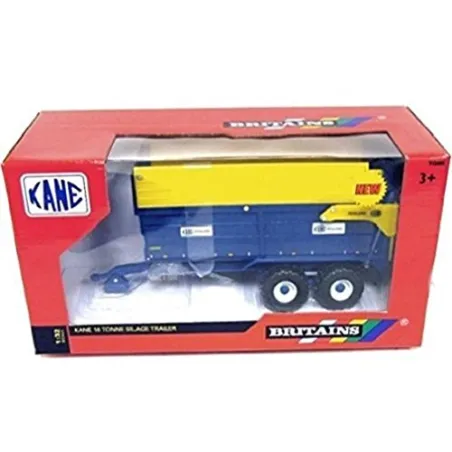 Remolque de ensilaje Kane 16 T a escala 1:32 de Britains, miniatura agrícola detallada para tractores de juguete.