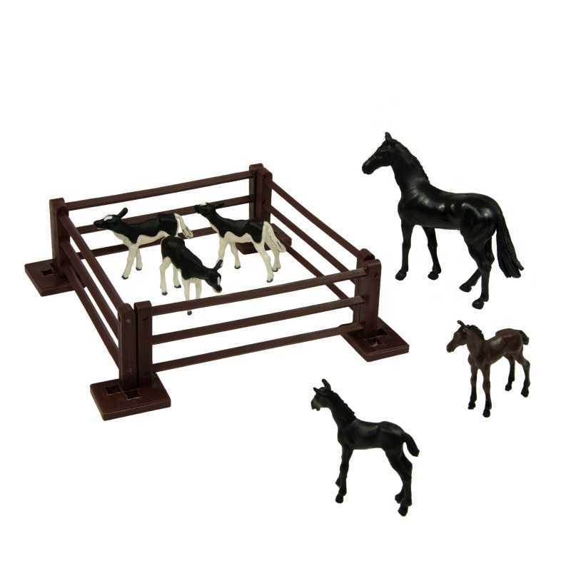 Conjunto de animales de granja bebés