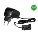 Cargador original de 12V Peg-Pérego para batería de vehículos eléctricos infantiles.