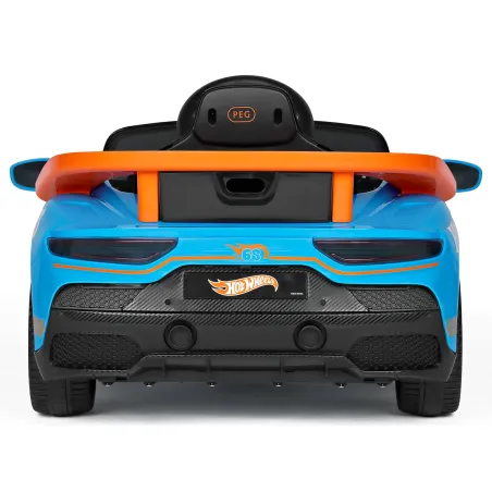 Coche eléctrico infantil Hot Wheels RC de Peg-Pérego con mando a distancia y luces LED.