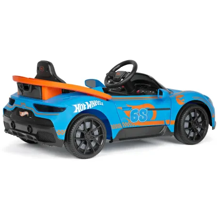 Coche eléctrico infantil Hot Wheels RC de Peg-Pérego con mando a distancia y luces LED.