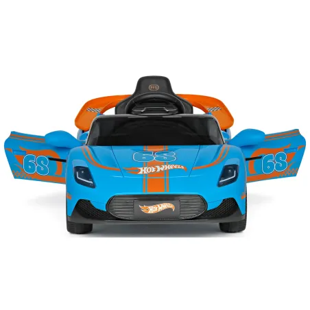 Coche eléctrico infantil Hot Wheels RC de Peg-Pérego con mando a distancia y luces LED.