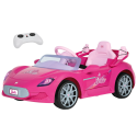 Coche eléctrico Barbie RC biplaza con control remoto para niñas de 18 meses a 3 años