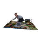 Alfombra infantil de juego con diseño de granja Kids Globe de 100x150 cm