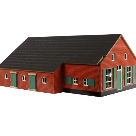 Granja de juguete con establos a escala 1:32
