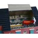 Granja de juguete con establos a escala 1:32