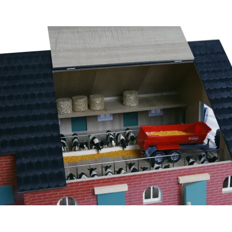 Granja de juguete con establos a escala 1:32