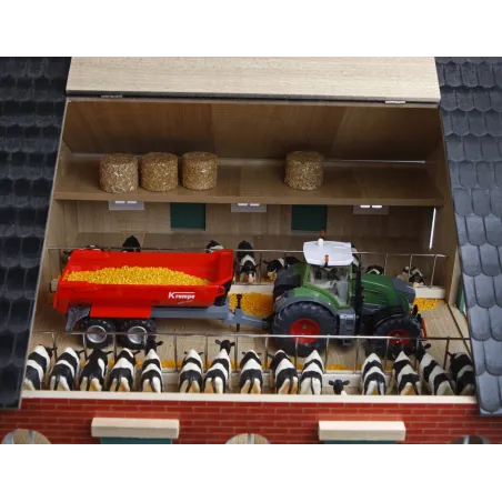 Granja de juguete con establos a escala 1:32