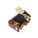 Granja de juguete con establos a escala 1:32
