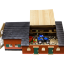 Granja de juguete con establos a escala 1:32