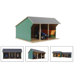 Cobertizo para tractor