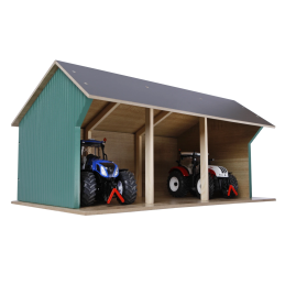 Cobertizo para tractor