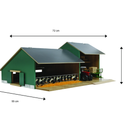 Establo con cobertizo