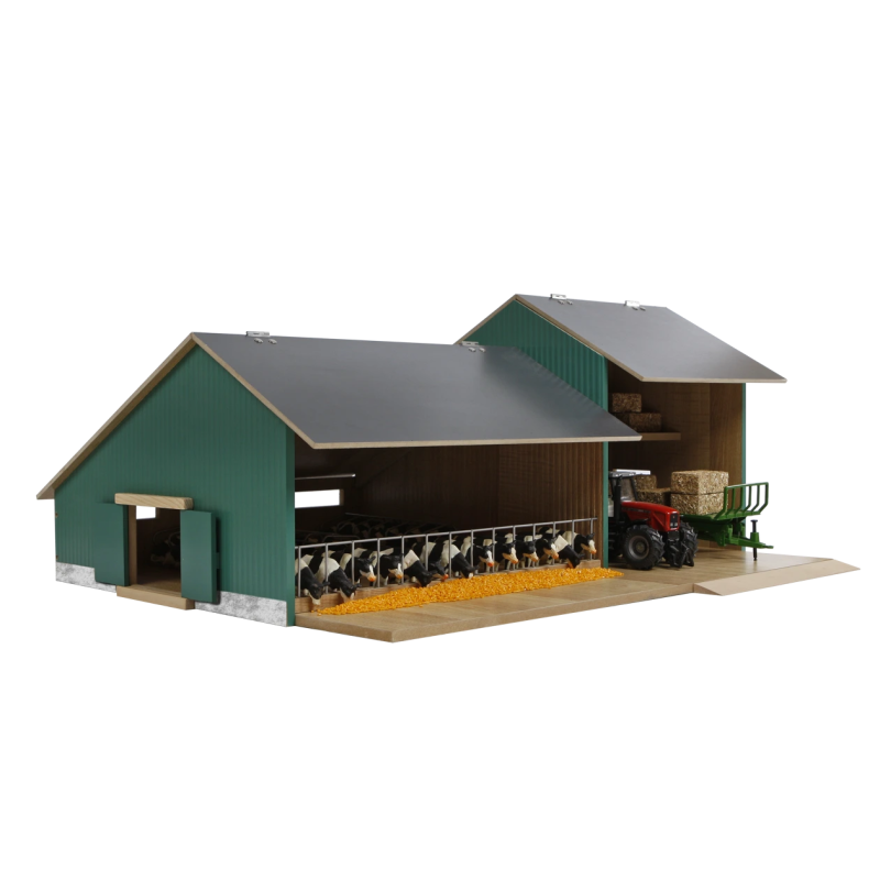 Establo con cobertizo