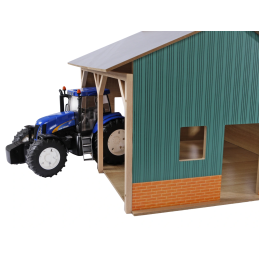Hangar de madera para 2 tractores Hangar de madera para 2 tractores