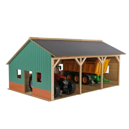 Hangar para 3 tractores - escala 1:16 Hangar para 3 tractores - escala 1:16
