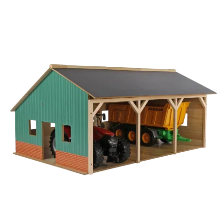 Hangar para 3 tractores - escala 1:16