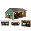 Hangar para 3 tractores - escala 1:16