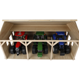 Hangar para 3 tractores - escala 1:16 Hangar para 3 tractores - escala 1:16