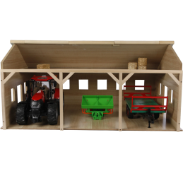 Hangar para 3 tractores - escala 1:16 Hangar para 3 tractores - escala 1:16