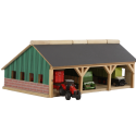 Hangar madera grande -escala 1:87