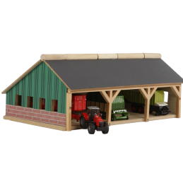 Hangar madera grande -escala 1:87