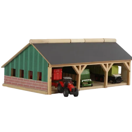 Hangar madera grande -escala 1:87