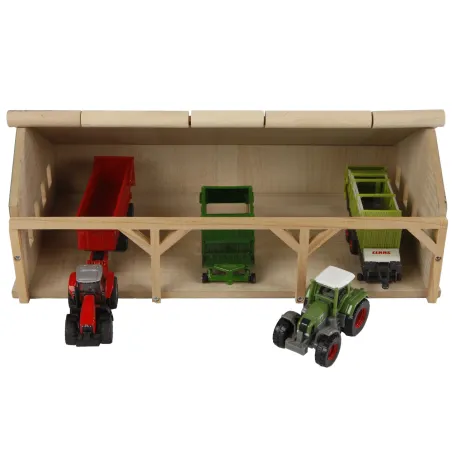 Hangar madera grande -escala 1:87