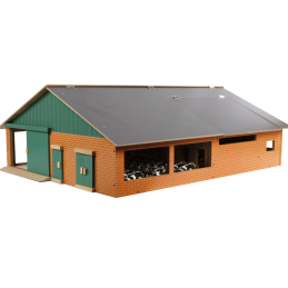 Establo con sala de ordeño - escala 1:32 Establo con sala de ordeño - escala 1:32
