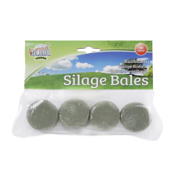 Pacas redondas plastificadas 4 unidades - escala 1:32