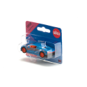Coche de juguete Bugatti Chiron en miniatura de metal con puertas que se abren