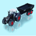 Tractor Fendt de juguete escala 1:50 con remolque basculante Krampe de SIKU
