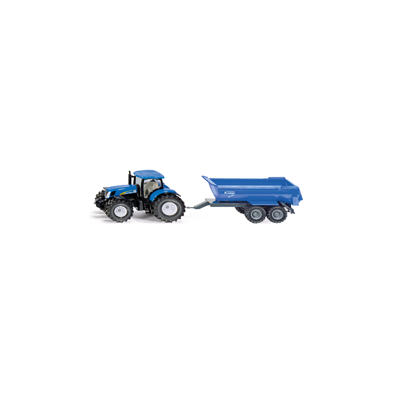 New Holland con remolque Krampe