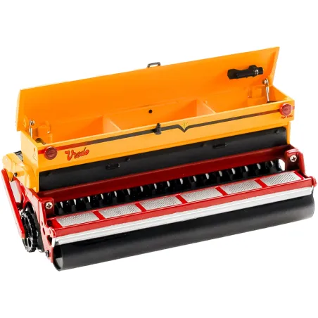 Sembradora de pastos VREDO Agri 290 a escala 1:32, réplica detallada para coleccionistas de maquinaria agrícola.