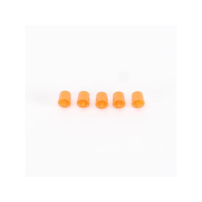 5 luces de emergencia de color naranja