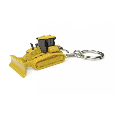Réplica detallada en metal y plástico del tractor de cadenas Komatsu D71PXi para coleccionistas.