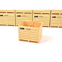 Set de 12 cajas de patatas Necap a escala 1:32 para dioramas agrícolas y maquetas de coleccionista.