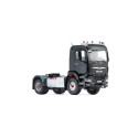 Camión en miniatura MAN TGS 18.510 4x4 BL Negro de Wiking a escala 1:32 para coleccionistas.