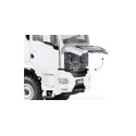 Camión en miniatura MAN TGS 18.510 4x4 BL blanco a escala 1:32, modelo de colección en metal y plástico.