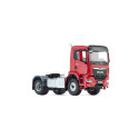 Réplica a escala 1:32 del camión MAN TGS 18.510 4x4 BL rojo de Wiking, modelo de colección en metal y plástico.