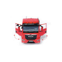 Réplica a escala 1:32 del camión MAN TGS 18.510 4x4 BL rojo de Wiking.