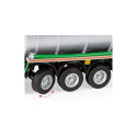 Réplica a escala del remolque cisterna Kotte Garant TSA 30.000 negro de Wiking para modelismo agrícola.