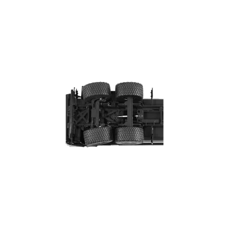 Remolque Krampe Big Body 650 a escala 1:32 con orugas de neumáticos y extensión de ensilaje para diorama.