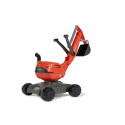 Excavadora de juguete rollyDigger KUBOTA con brazo móvil y pala articulada para niños de 3 a 5 años.