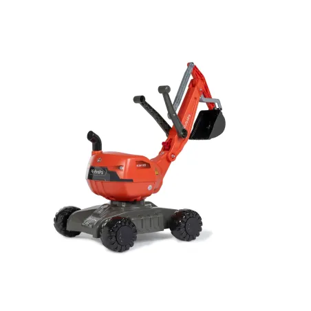Excavadora de juguete rollyDigger KUBOTA con brazo móvil y pala articulada para niños de 3 a 5 años.