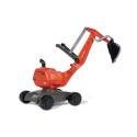 Excavadora de juguete rollyDigger KUBOTA con brazo móvil y pala articulada para niños de 3 a 5 años.