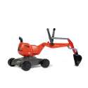 Excavadora de juguete rollyDigger KUBOTA con brazo móvil y pala articulada para niños de 3 a 5 años.